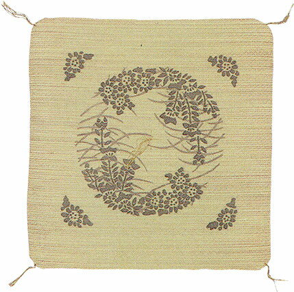 返し手捺染座布団【秋香（しゅうか）】メセキ織 防カビ【5枚セット】