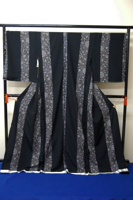 正絹更紗絵羽小紋【004】【楽ギフ_包装】