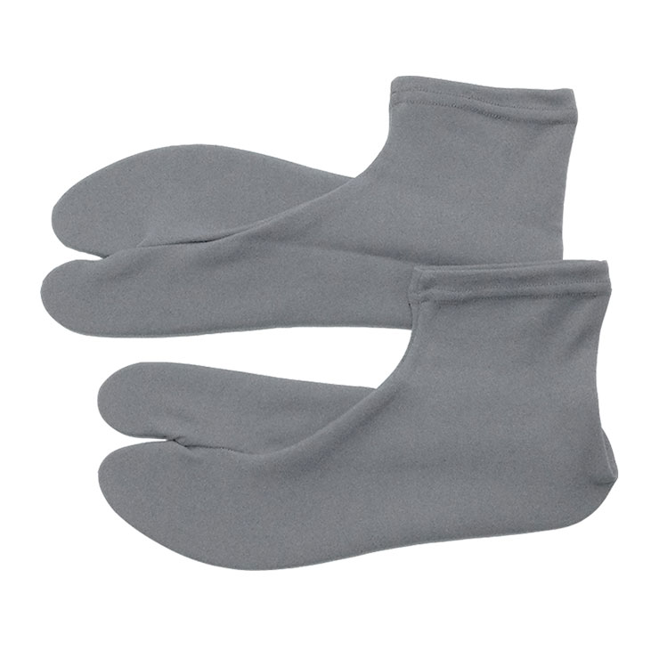 単衣足袋 ストレッチ 紳士用 男 25-27cm 日本製 グレー