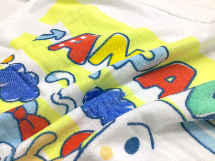 アンパンマン ベビーお昼寝ケット タオルケット 85×115 マリン イエロー 201018