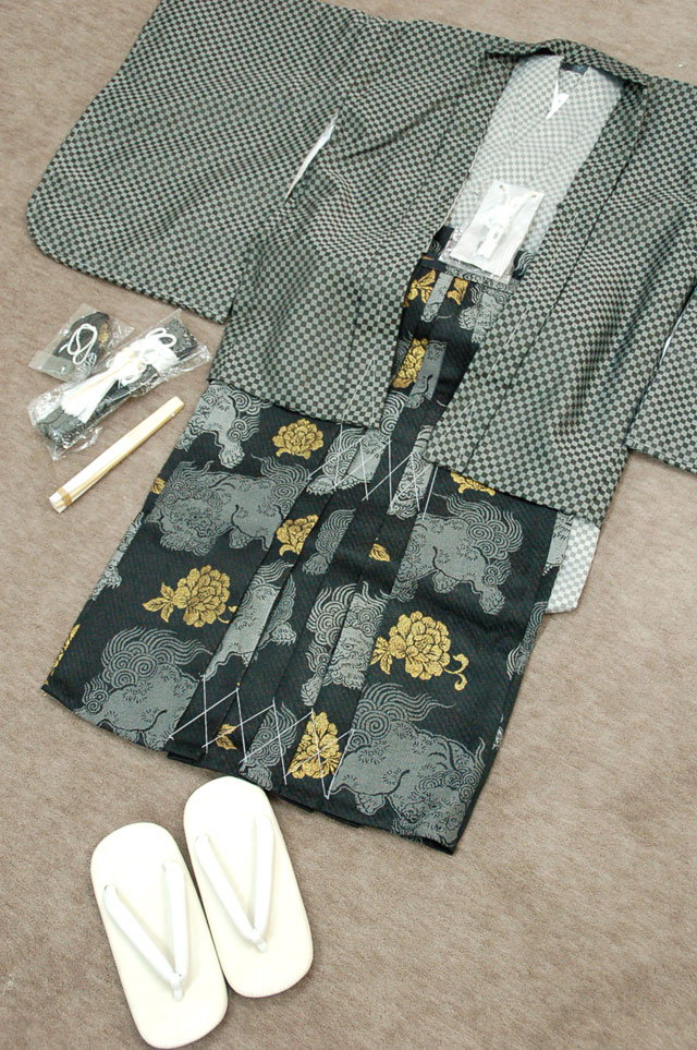 楽天着物と寝具専門店【久五郎】5歳男の子の着物セット　boys-113F5251ga