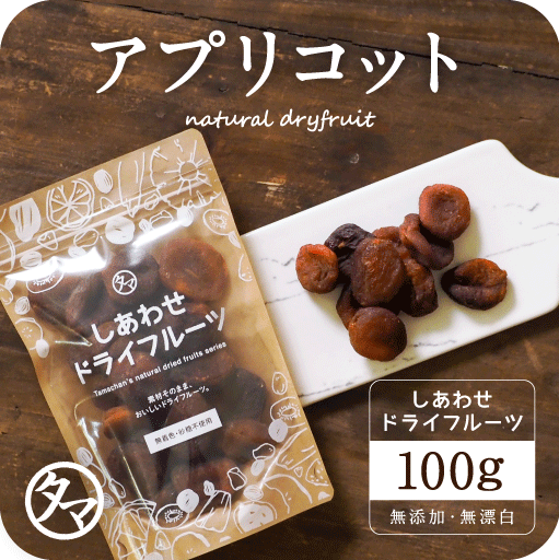 【お試し100g】ドライ アプリコット(100g/トルコ産/無添加)爽やかな酸味とほんのり感じる甘みがたまらない！|ドライフルーツ 無添加 砂糖不使用Natural dry black apricot オーガニック 有機JAS認定