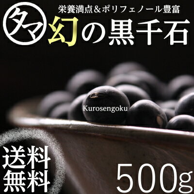 【送料無料】幻の黒千石500g(黒大豆)