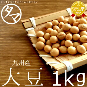 九州産大豆 1kg（令和4年度産 ダイズ）楽天市場特別価格で「大豆」販売中！生大豆 大豆の栄養 国産 大豆 豆 エクオー…