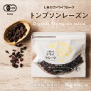 房干しトンプソンレーズン1kg（250g×4袋）(カリフォルニア産/無添加)クセのない甘味、シャープな酸味が特徴|ドライフルーツ 砂糖不使用 ノンオイル オーガニック 有機JAS認定 レーズン れーずん 食品 小分け お取り寄せグルメ raisins dryfruit