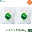 キューサイ ハチミツ青汁 粉末 420g 2袋まとめ買い おまけつき