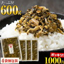辛子高菜 1000円ポッキリ 送料無料 600g(150g×