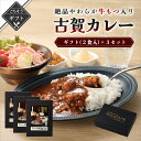 【クーポン配布中】古賀市の銘品 古賀カレー(2食入り) 3セット やわらか牛もつ入り ギフト 中辛 地元グルメ 常温 長期保存 送料無料 贈り物 プレゼント お歳暮 お中元