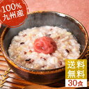【クーポン配布中】ありがとうショップ九州のごちそう便 九州産 雑穀米 100%使用 梅入り 十五穀米 おかゆ 30食 セット レトルト 常温 長期保存 腸活 温...