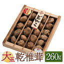 大玉どんこ 干ししいたけ 260g 木箱入 無農薬 国産 肉厚 どんこ 椎茸 無農薬 乾燥 シイタケ 原木栽培 干し椎茸 乾燥椎茸 きのこ 九州 お取り寄せ グ...