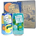 2ケースセット はっさくサワーと酔わないかぼすハイボールノンアルコール 340ml×48本 JAフーズおおいた