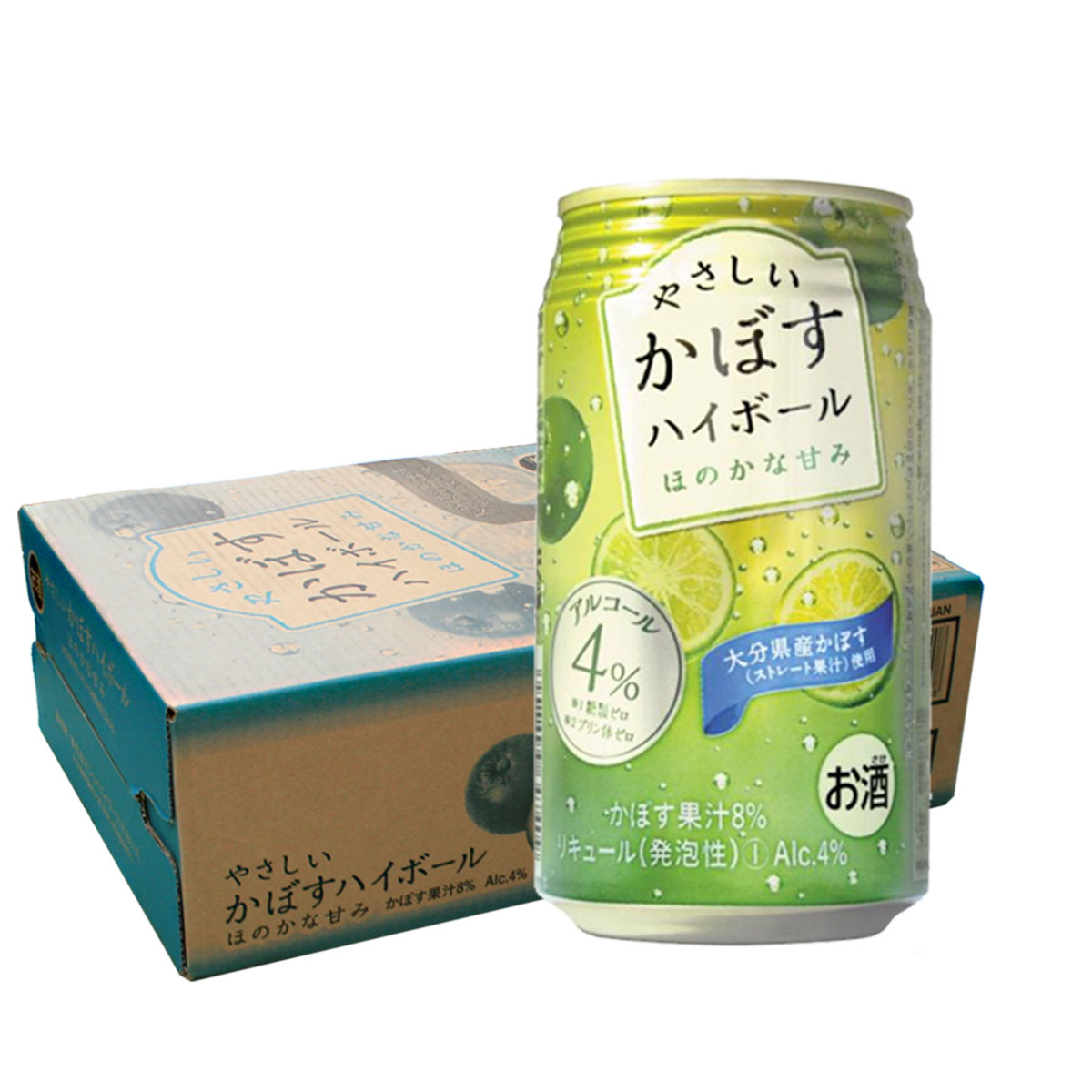 やさしいかぼすハイボール ほのかな甘み 340ml×24本 送料無料 JAフーズおおいた あす楽対応 対応地域のみ