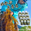 名称 めかぶとろろ 原材料名 めかぶ（ボイル、カット） 内容量 250g×9個 賞味期限 製造日より6ヶ月（要冷凍） 加工業者 中田水産 お支払方法 代金引換はご利用いただけません。 「代金引換」のお支払方法をご選択いただいた場合、キャンセルをさせて頂きます。 何卒ご了承のほどお願い致します。＜味＞ 無添加の自然食品なので、味付けはしておりません。めかぶ本来の風味と磯の香りをお楽しみください。 醤油やポン酢、ドレッシングなどとの相性は抜群です！そのままでも、ごはんにかけても、味噌汁に入れても、栄養満点で美味しいですよ！ ＜製造のこだわり＞ 有明海をこよなく愛する、わかめ一筋の私たちが、養殖から製造まで丹精をこめて、作りました。 春の採れたてわかめの「めかぶ」を、下ゆでしてミキサーにかけて、そのままチューブパックに入れて冷凍しています。 保存が難しい無添加新鮮な「めかぶとろろ」を長くお楽しみいただけます。冷凍のままだと3ヵ月保管できます。解凍後は5日〜1週間以内にお召し上がりください。 ＜産地の特徴＞ 日本にわずか9地域しかない（2021年5月7日現在）「ユネスコ世界ジオパーク」に認定された島原半島の雄大な雲仙・普賢岳の豊富なミネラルをふんだんに含んだ有明海で、先祖代々丁寧にわかめを育てています。