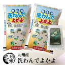 （送料無料） （令和元年産新米）有明海苔セット 【無洗米】九州産洗わんでよかよ5kg×2袋 【10kg】（ショップ・オブ・ザ・イヤー2018＆2019ジャンル賞受賞）