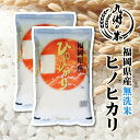 送料無料 無洗米 福岡県産ヒノヒカリ 10kg（5kg×2袋）