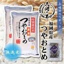 送料無料 無洗米 福岡県産つやおとめ 10kg（5kg×2袋） ＋上 味付のり30束セット