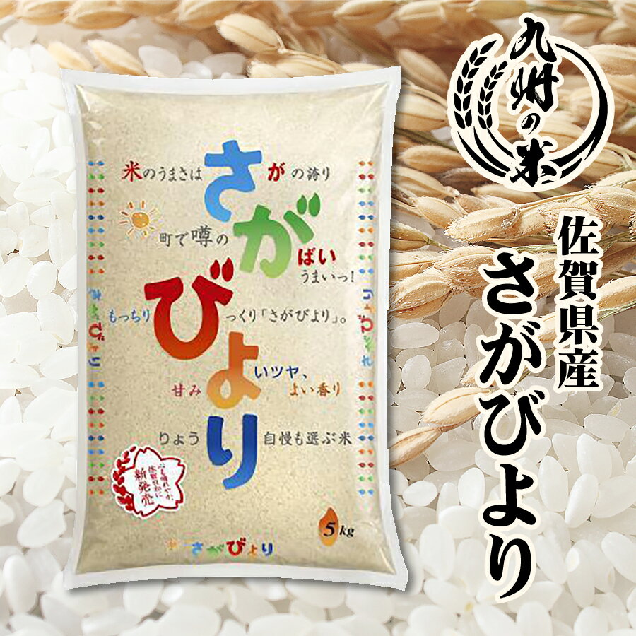 【令和5年産】送料無料 数量限定一等米 1等米 【14年連続特A受賞】佐賀県産さがびより5kg