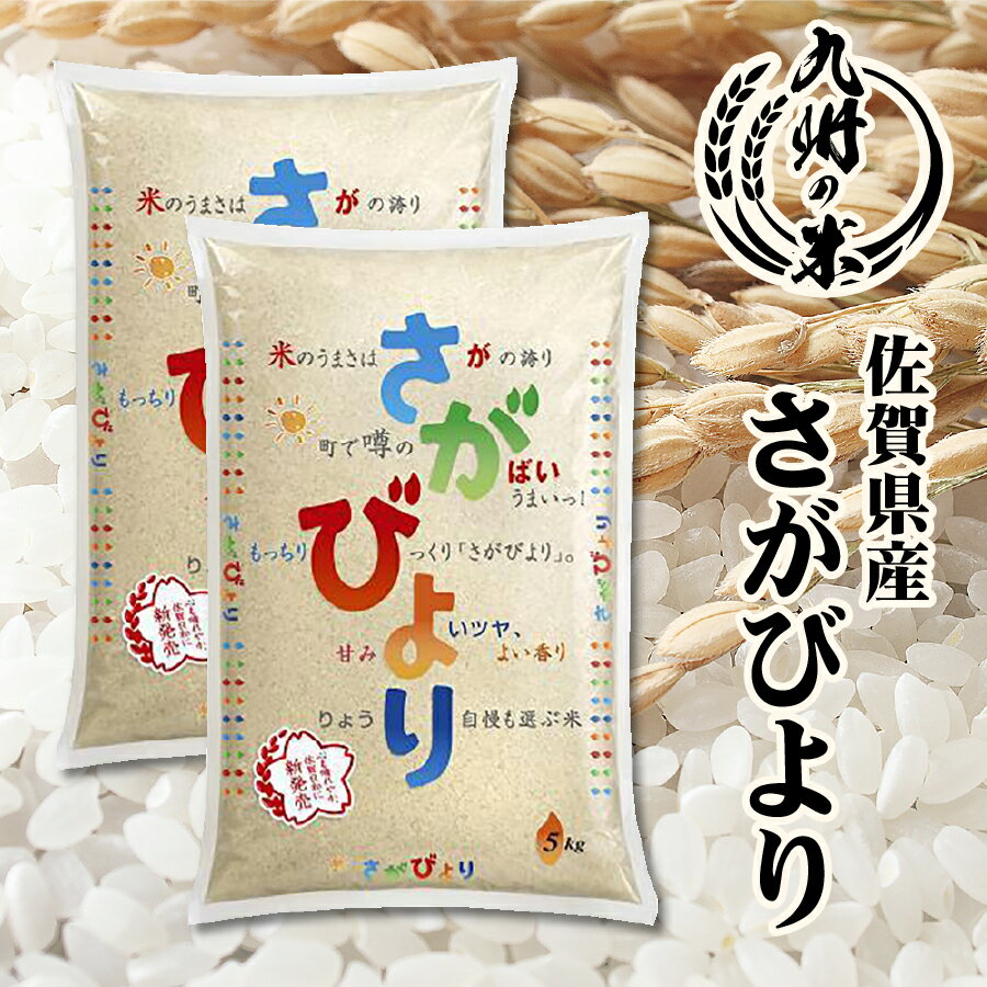 【お買い物マラソン当店ポイント2倍】【令和5年産】送料無料 数量限定一等米 1等米 【14年連続特A受賞】佐賀県産さがびより10kg 5kg 2袋 