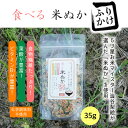 （送料無料）（国内産）【10個セット】食べる米ぬかふりかけ35g（澁谷梨絵）（代引不可商品）（ゆうメール便での発送）（ショップ・オブ・ザ・イヤー2018＆2019ジャンル賞受賞）