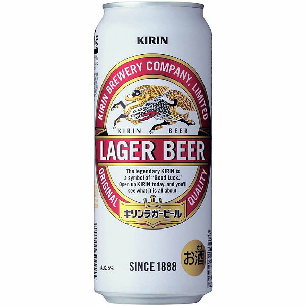 キリン　ラガー500ml缶1ケース（24本入)【楽ギフ_のし】【楽ギフ_のし宛書】のサムネイル