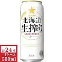 サッポロ北海道生搾り500ml缶1ケース(24本入)【楽ギフ_のし】【楽ギフ_のし宛書】