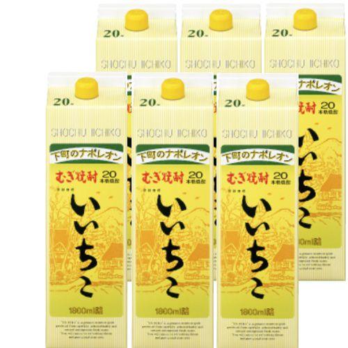 本格麦焼酎　いいちこ20度1800mlパック1ケース（6本）のサムネイル