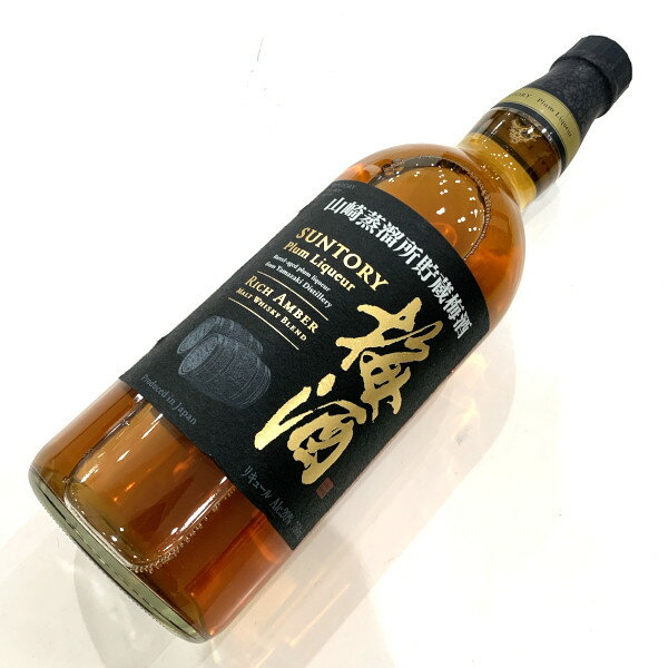 サントリー　山崎蒸溜所貯蔵 焙煎樽熟成梅酒　リッチアンバー　20度　750ml