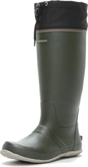 ムーンスター レアリゼ MS RLS04 オリーブ　11410209 胴周りがゆったり3Eモデル（完全防水)ラバー軽量..