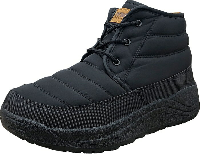 MOZ モズ 2672　ブラック スノーブーツ メンズ　秋毎　25-28.5cm 防寒 ウィンターブーツ　ヘラジカ エルク