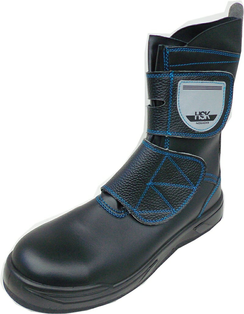 アッパー：人工皮革+革 先芯:樹脂(ISO200J対応)ISO20345(Safety Footwear) 規格:JSAA A種認定合格品 ソール：合成ゴム+発泡ウレタン二層底 ウイズ：3E 重さ：1150g(Lサイズ片足) ソール実寸:30.3cm(Lサイズ) ソール幅:10.5cm(Lサイズ) 胴丈:26cm(Lサイズ) 製法：ダイレクトインジェクション式 製造メーカー：株式会社ノサックス made in China 二層ウレタンソールでソフトな履き心地、疲労軽減 ソールとアッパーは剥離しにくいダイレクトインジェクション ●【樹脂先芯】JIS8101　S種に3倍の衝撃吸収エネルギー性能(ISO20345相当) ●【履口ゴム】アスファルト屑の侵入を防ぎます。 ●【衝撃吸収】かかと部分の衝撃エネルギー吸収性能 ●【反射板】夜間作業時の視認識性アップ ＊JSAA規格型式認定合格品　