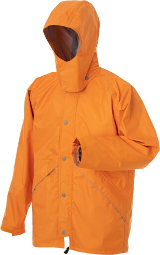 スミクラ J-613 G-614 オレンジ レインマスターポリカ レインスーツ 合羽 上下セット 防水 撥水 110年の歴史