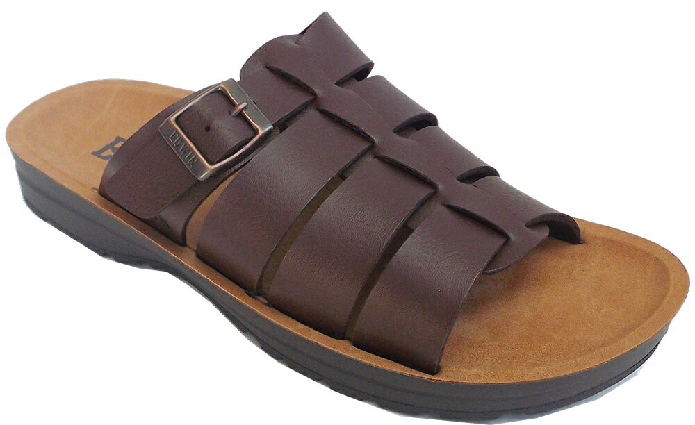 エドウイン EW5112 ダークブラウン　25cm-28cm メンズコンフォートサンダル　　EDWIN