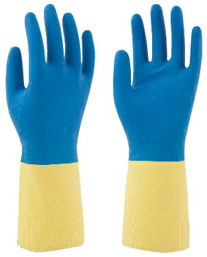 ビューティあつ手268(裏付き) 10双組　東和コーポレーション　軽作業天然ゴム手袋