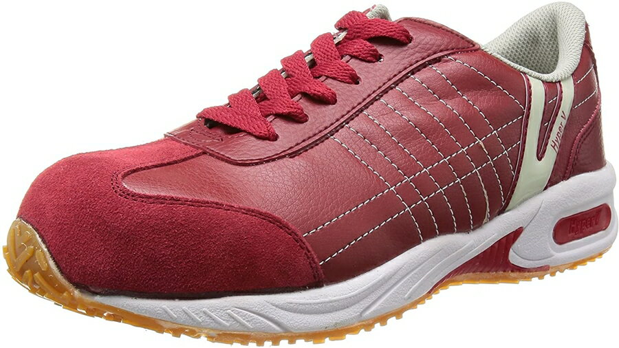 乐天商城 - 日進ゴム　ハイパーV HyperV #206 ワイン　JSAA-B規格対応 安全スニーカー24.5cm-29cm　軽量（樹脂先芯入り）