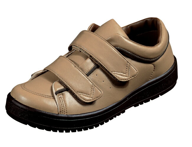 【片足販売】リハビリシューズ装具対応　Vステップ05片足ベージ　22－26cm　右11411918　左　913