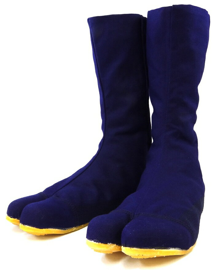 力王 縫付安全地下足袋 現場大王10枚コハゼ(先芯入り) 紺 24-28cm【建築土木】【鳶職】