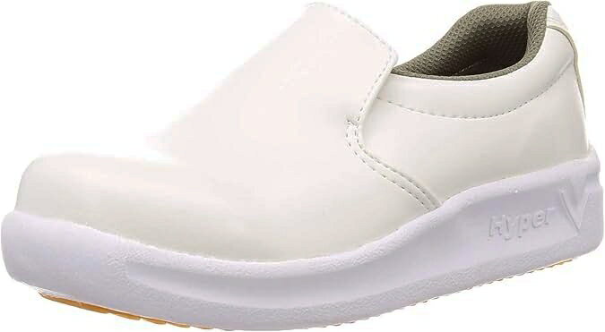 日進ゴム ハイパーV DSV-7100 白 先芯　耐油耐滑シューズ　厨房靴　コックシューズ21.5cm-30cm　軽量