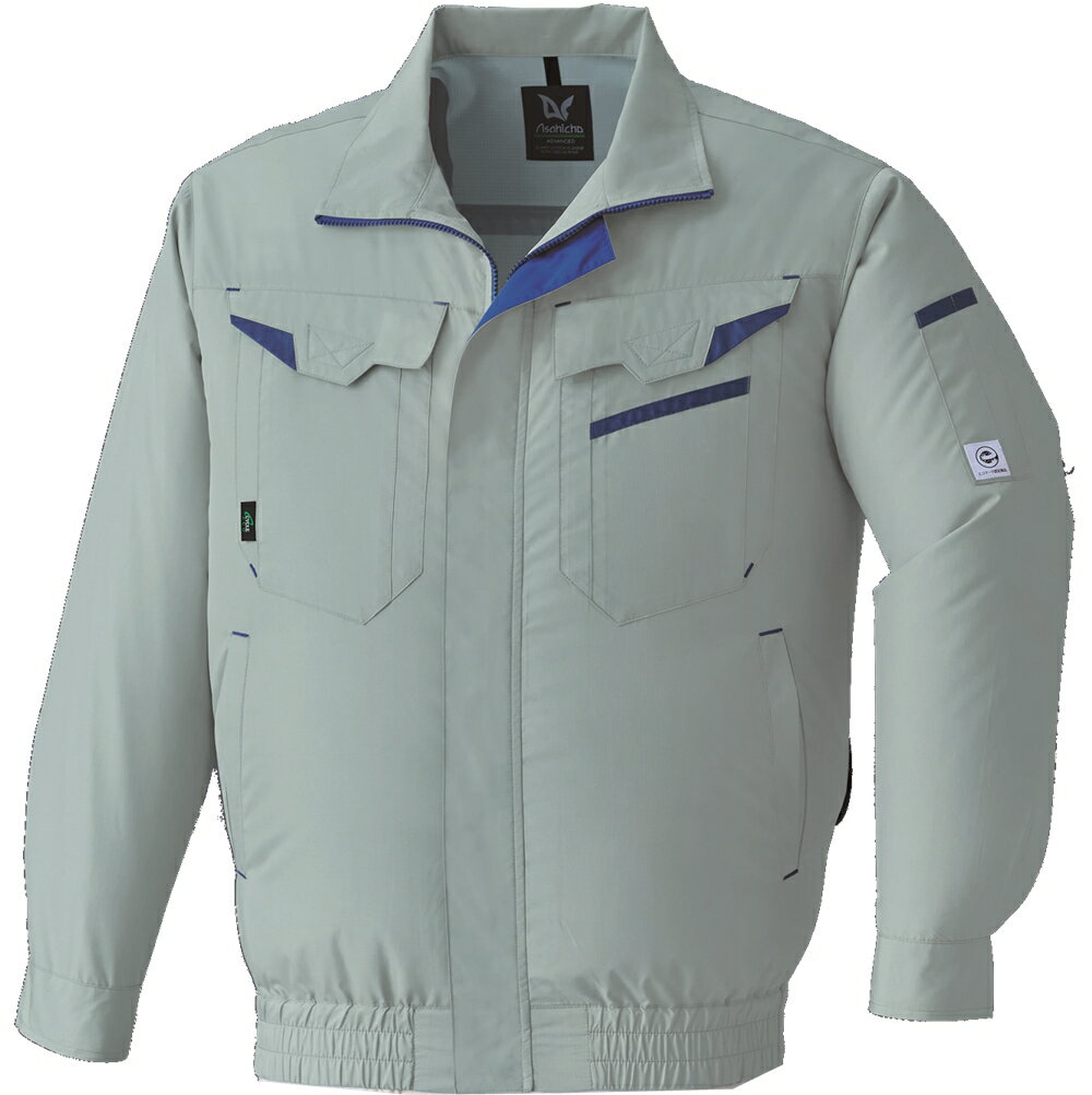 樂天商城 - アサヒチョウ 空調服長袖ブルゾン E9209 オリーブ 服のみ　ブルゾン S-6L Asahicho