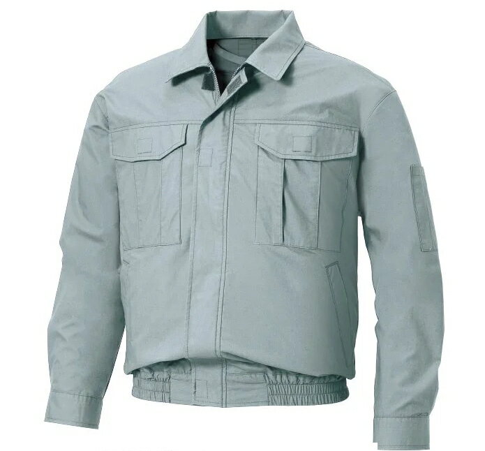 乐天商城 - アサヒチョウ 空調服 綿100% KU90550 長袖ブルゾン モスグリーン 服のみ　 S-7L Asahicho