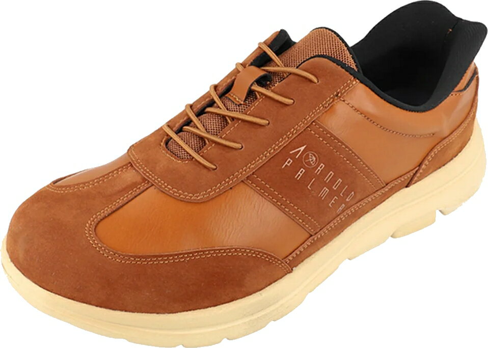 樂天商城 - アーノルドパーマー AP0161 キャメル ハンズフリーメンズスニーカー3E　スライドフィット シード 25-28cm　Arnold Palmer