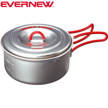 EVERNEW エバニュー チタンウルトラライトクッカー1RED キャンプ ECA251R【返品交換不可】【沖縄配送不可】