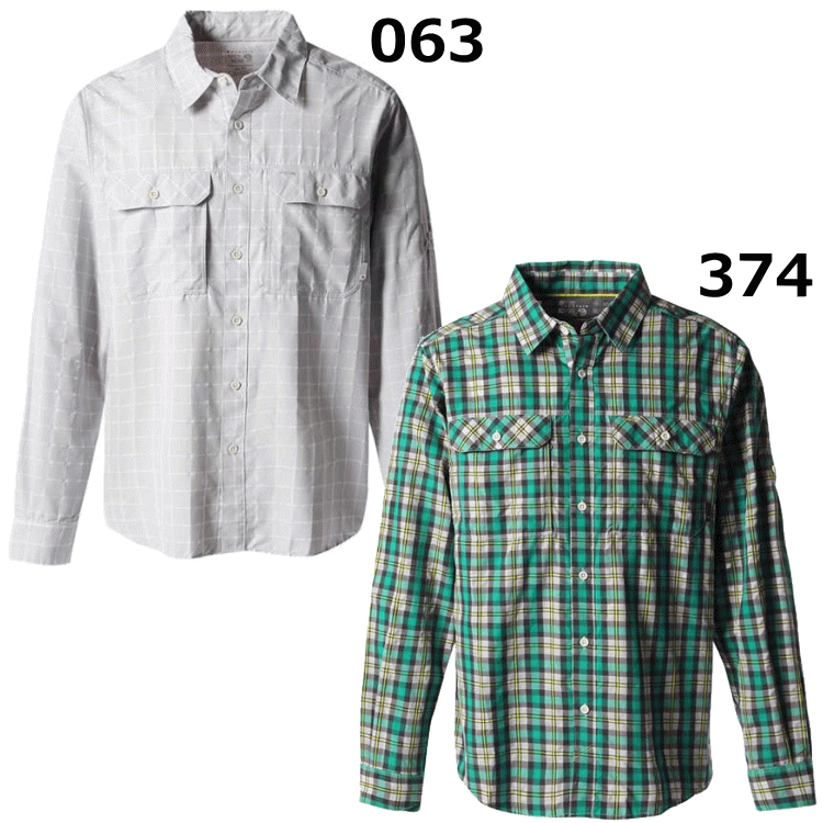 mountain hardwear マウンテンハードウェア Canyon AC Long Sleeve Shirt キャニオンAC ロングスリーブ シャツ 長袖シャツ OE0466 063 073 374【沖縄配送不可】