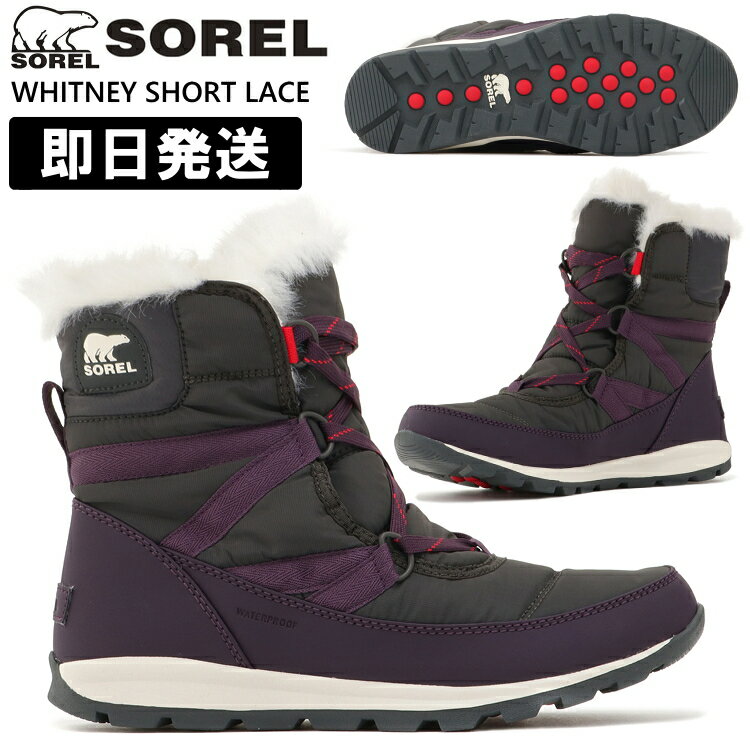 SOREL ソレル ブーツ レディース WHITNEY SHORT LACE ウィットニ— ショート レース 靴 NL2776 506【沖縄配送不可】