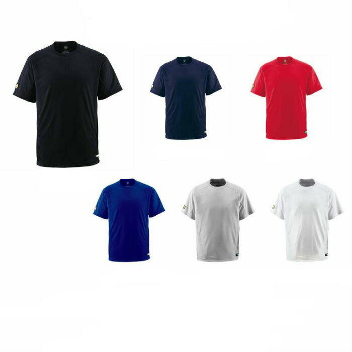 【メール便だと送料無料】半袖 ベースボールシャツ DESCENTE デサント Tネック 20％オフ DB200 | メン..