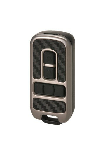 カーメイト(CARMATE) 車用 キーケース ホンダ B メッキ カーボン調 Nボックス Nワン Nバン DZ239