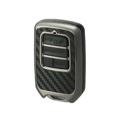 カーメイト 車用 キーケース リモコン カーボン調×ブラックメッキ DZ257