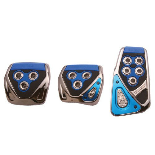 カーメイト 車用 ペダルセット RAZO GTスペック MT-S カーボン ブルー 適合:クレスタ他 RP104BL