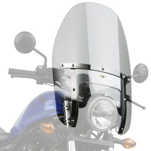 楽天ケーズショップデイトナ（Daytona） レブル250/500専用 NationalCycle（ナショナルサイクル） ウインドシールド カスタム ヘビーデューティー クリアー 17249