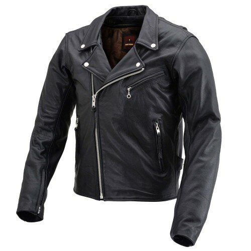 デイトナ(Daytona) バイク 革ジャン レザージャケット 本革(撥水加工) 春秋冬 ダブル ライダース DL-003 ブラック 2XLサイズ(メンズ) 1...