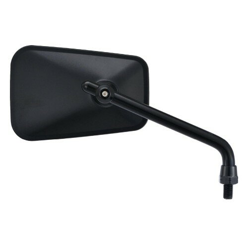 デイトナ(Daytona) バイク ミラー 10mm 逆ネジ 耐振 広角 ハイビジミラー クラシック ロー ブラック 右..